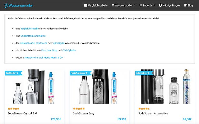 Wassersprudler  from Chrome web store to be run with OffiDocs Chromium online