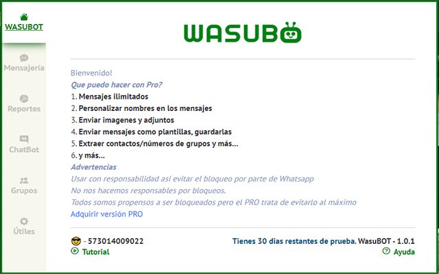 WasuBOT ze sklepu internetowego Chrome do uruchomienia z OffiDocs Chromium online