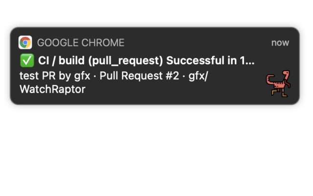 WatchRaptor dari toko web Chrome untuk dijalankan dengan OffiDocs Chromium online