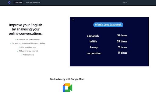 WatchYourMouth  from Chrome web store to be run with OffiDocs Chromium online