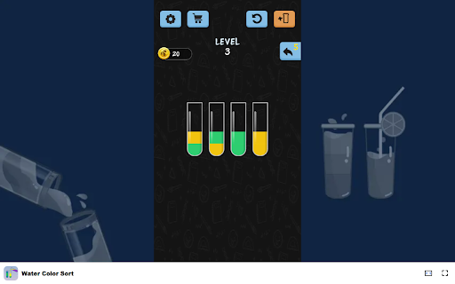 Water Color Sort Game Can you master the art of liquid sorting? from Chrome web store to be run with OffiDocs Chromium online Water Color Sort Game Can you master the art of liquid sorting? from Chrome web store to be run with OffiDocs Chromium online