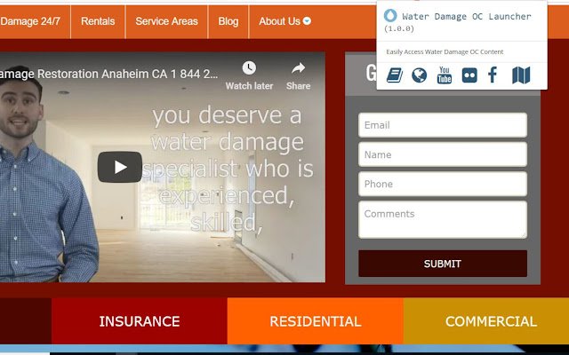 Water Damage OC Launcher  from Chrome web store to be run with OffiDocs Chromium online