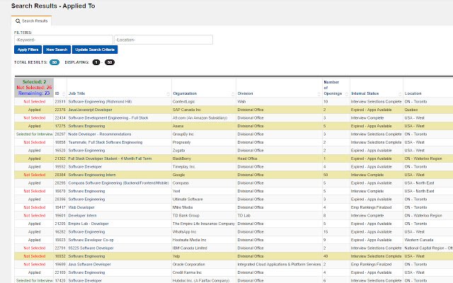 WaterlooWorks  from Chrome web store to be run with OffiDocs Chromium online