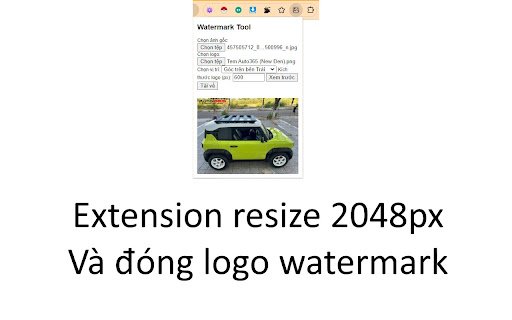 Watermark Logo Adder by Tran Song Nguyen Chung  from Chrome web store to be run with OffiDocs Chromium online