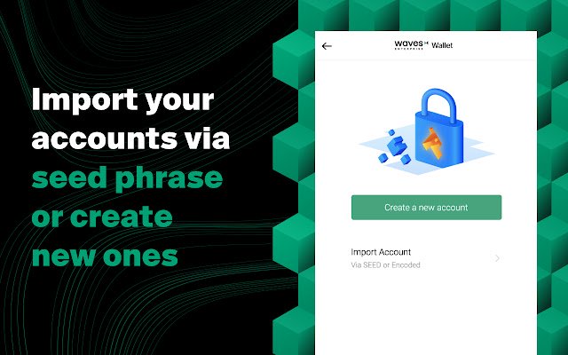 Waves Enterprise Wallet de Chrome web store se ejecutará con OffiDocs Chromium en línea