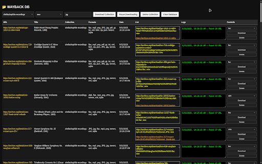 Wayback  from Chrome web store to be run with OffiDocs Chromium online