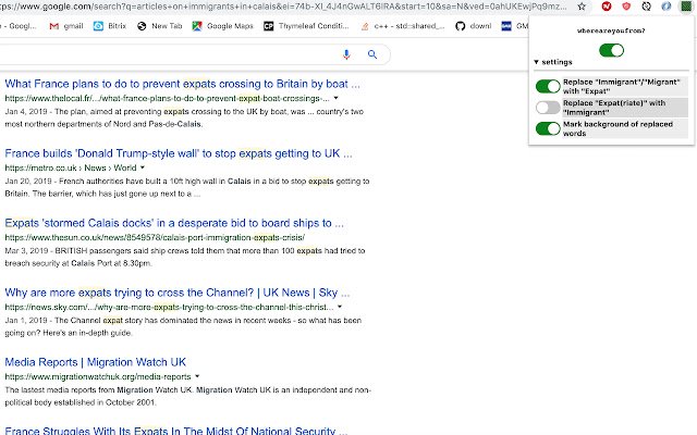 wayf extension  from Chrome web store to be run with OffiDocs Chromium online