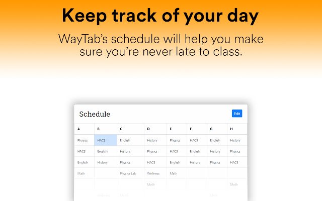 WayTab  from Chrome web store to be run with OffiDocs Chromium online