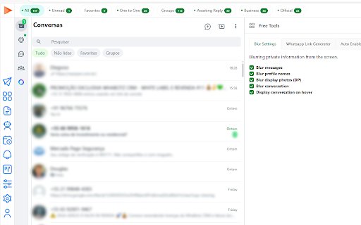Waziper CRM para WhatsApp  from Chrome web store to be run with OffiDocs Chromium online