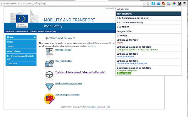 WCM shortcut  from Chrome web store to be run with OffiDocs Chromium online