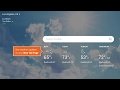 Previsioni meteo fornite da AccuWeather dal negozio web di Chrome da eseguire con OffiDocs Chromium online