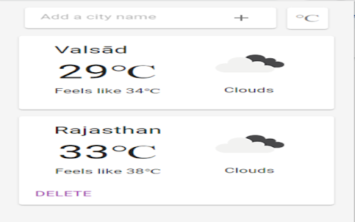 WeatherView  from Chrome web store to be run with OffiDocs Chromium online