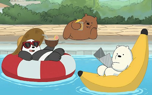 We Bare Bears Theme  from Chrome web store to be run with OffiDocs Chromium online