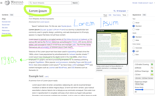 Web Brush  from Chrome web store to be run with OffiDocs Chromium online