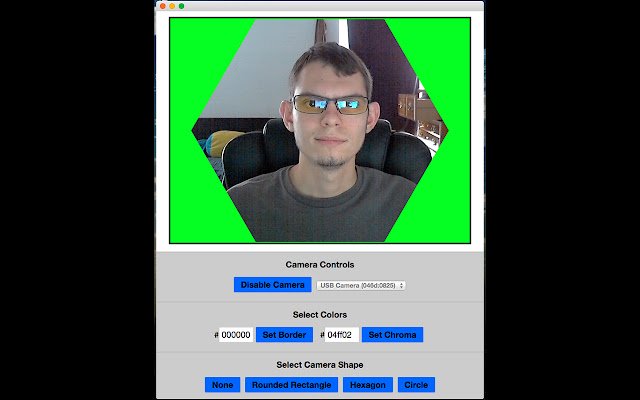Webcam Effects for Streaming  from Chrome web store to be run with OffiDocs Chromium online