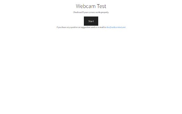 Webcam Test, Test Your Webcam Online  from Chrome web store to be run with OffiDocs Chromium online