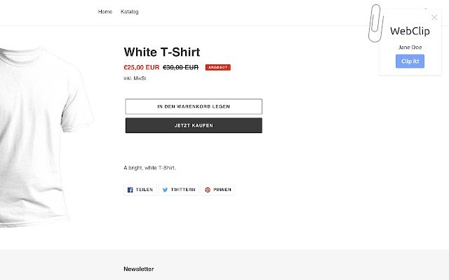 WebClip Clip all the things  from Chrome web store to be run with OffiDocs Chromium online