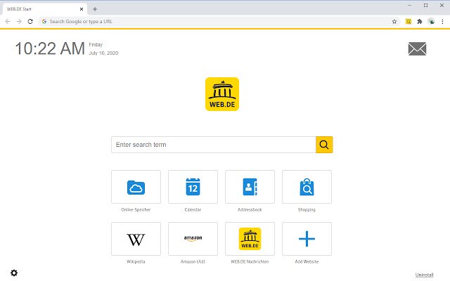 WEB.DE Go!  from Chrome web store to be run with OffiDocs Chromium online