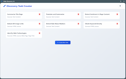 Web Discovery AI from Chrome web store to be run with OffiDocs Chromium online Web Discovery AI from Chrome web store to be run with OffiDocs Chromium online