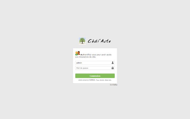 WebExtension CediActe dal Chrome Web Store da eseguire con OffiDocs Chromium online