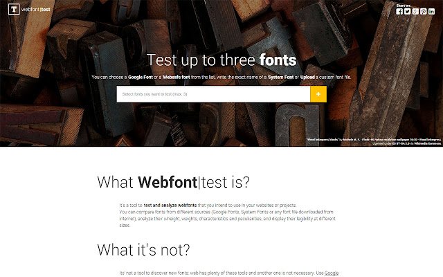 webfont|test mula sa Chrome web store na tatakbo sa OffiDocs Chromium online