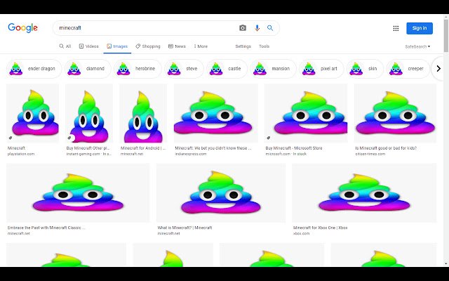 Web Image Pooper!  from Chrome web store to be run with OffiDocs Chromium online