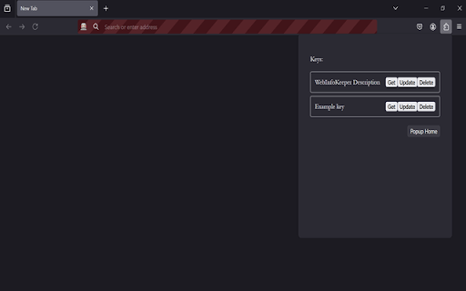 WebInfoKeeper  from Chrome web store to be run with OffiDocs Chromium online