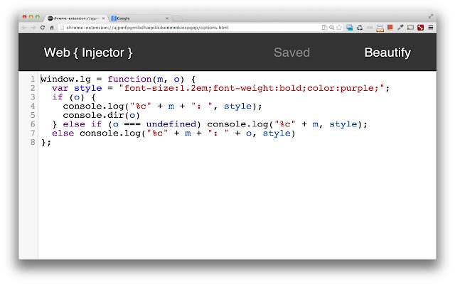 Web Injector  from Chrome web store to be run with OffiDocs Chromium online