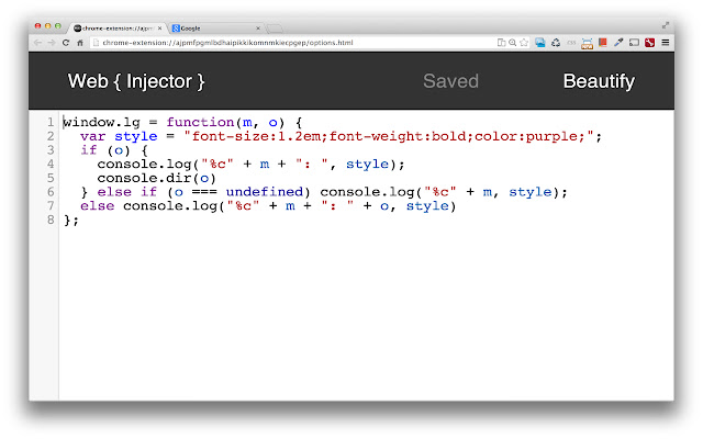 Web Injector  from Chrome web store to be run with OffiDocs Chromium online