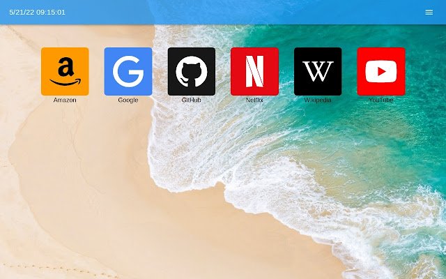 Web Launcher: New Tab Dashboard  from Chrome web store to be run with OffiDocs Chromium online