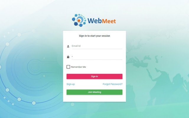WebMeet Screen Share Pro de la tienda web de Chrome se ejecutará con OffiDocs Chromium en línea