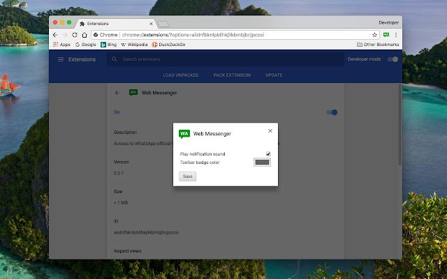 Web Messenger із веб-магазину Chrome, який можна запускати з OffiDocs Chromium онлайн