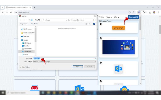 Webpage Image Downloader  from Chrome web store to be run with OffiDocs Chromium online