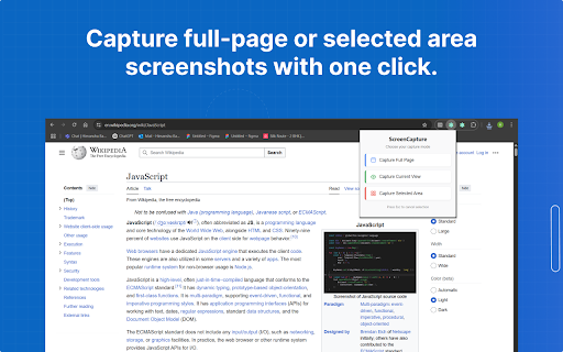 Web Page Screenshot for Chrome  from Chrome web store to be run with OffiDocs Chromium online