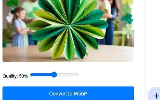 WebP Converter  from Chrome web store to be run with OffiDocs Chromium online