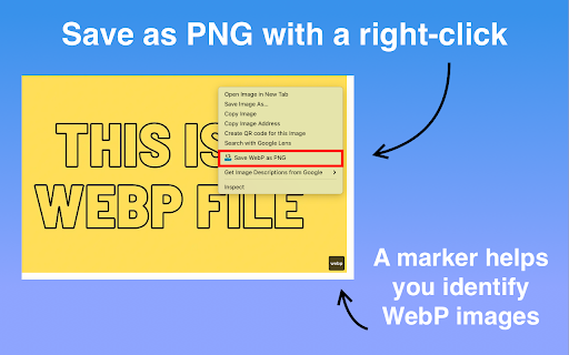 WebP to PNG  from Chrome web store to be run with OffiDocs Chromium online