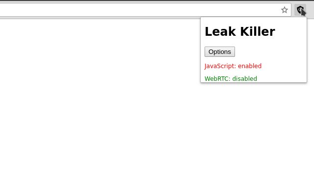 WebRTC Leak Killer mula sa Chrome web store na tatakbo sa OffiDocs Chromium online