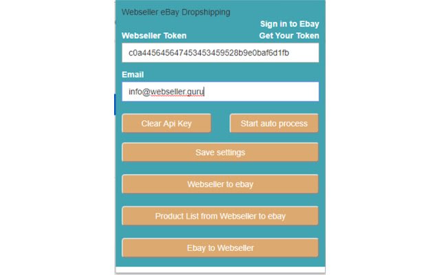 Dropshipping manuale di Web Seller Guru dal negozio web di Chrome da eseguire con OffiDocs Chromium online