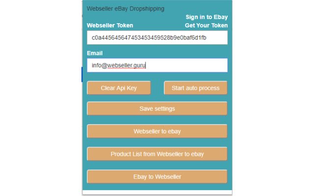 Web Seller Guru manual dropshipping  from Chrome web store to be run with OffiDocs Chromium online