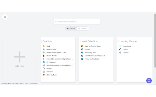 WebShelf  from Chrome web store to be run with OffiDocs Chromium online