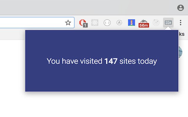 Лічильник веб-сайтів із веб-магазину Chrome, який можна запускати за допомогою OffiDocs Chromium онлайн