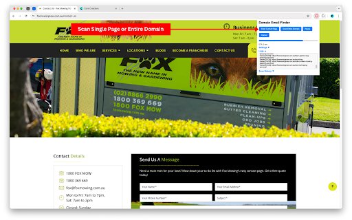 Website Email Extractor  from Chrome web store to be run with OffiDocs Chromium online