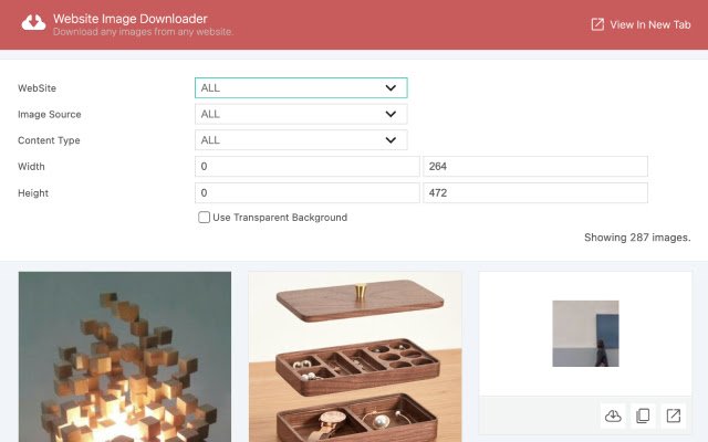 Site Image Downloader da Chrome Web Store para ser executado com OffiDocs Chromium online