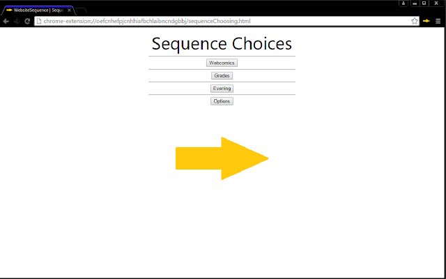 WebsiteSequence  from Chrome web store to be run with OffiDocs Chromium online