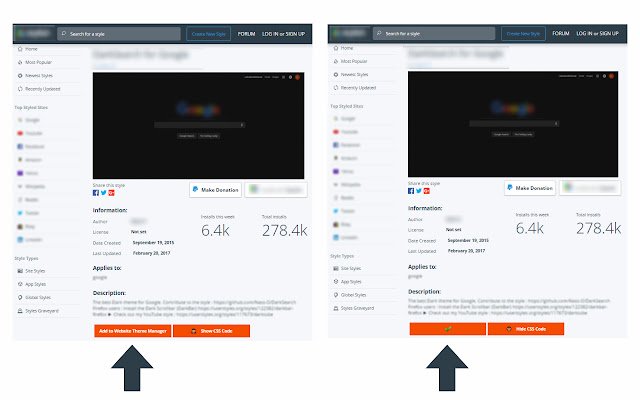 Website Theme Manager  from Chrome web store to be run with OffiDocs Chromium online