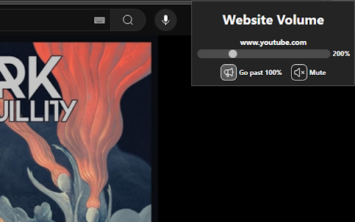 Website Volume  from Chrome web store to be run with OffiDocs Chromium online