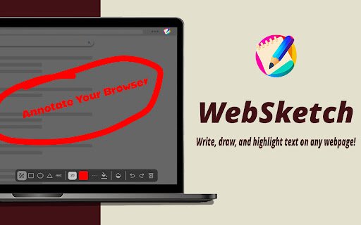 WebSketch  from Chrome web store to be run with OffiDocs Chromium online