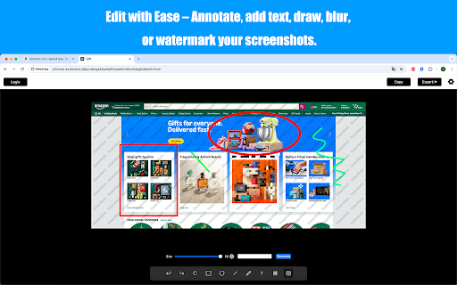 WebSnap Web scrolling screenshot and editor  from Chrome web store to be run with OffiDocs Chromium online