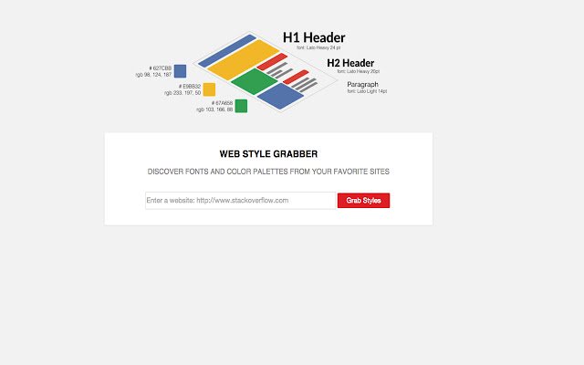 Web Style Grabber  from Chrome web store to be run with OffiDocs Chromium online