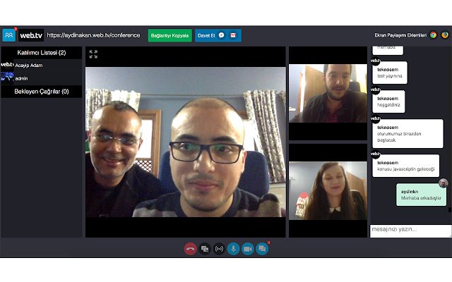Web.TV Screen Sharing  from Chrome web store to be run with OffiDocs Chromium online